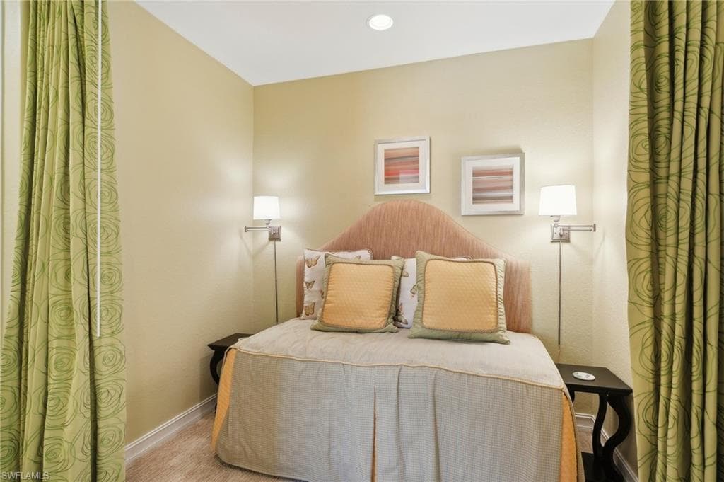 Bedroom featuring baseboards