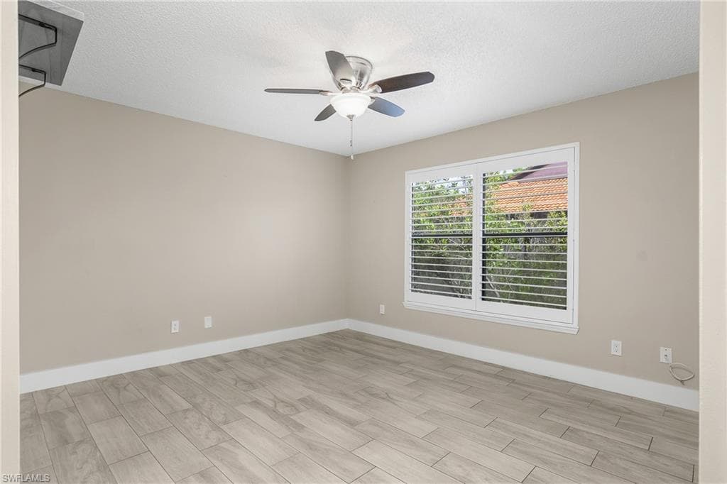 Master Bedroom with Plantation Shutters