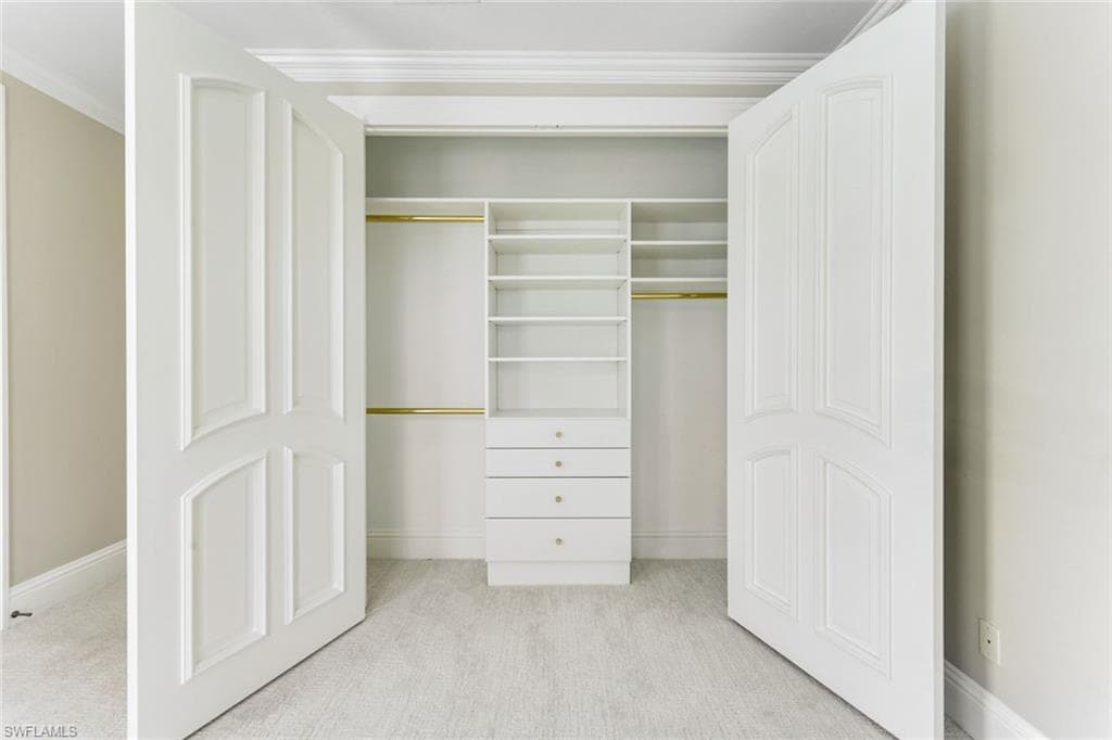 Upstairs Bedroom # 3 built in closet.