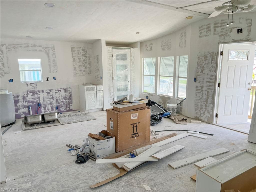 New Hot Water Heater, cabinets, with pantry