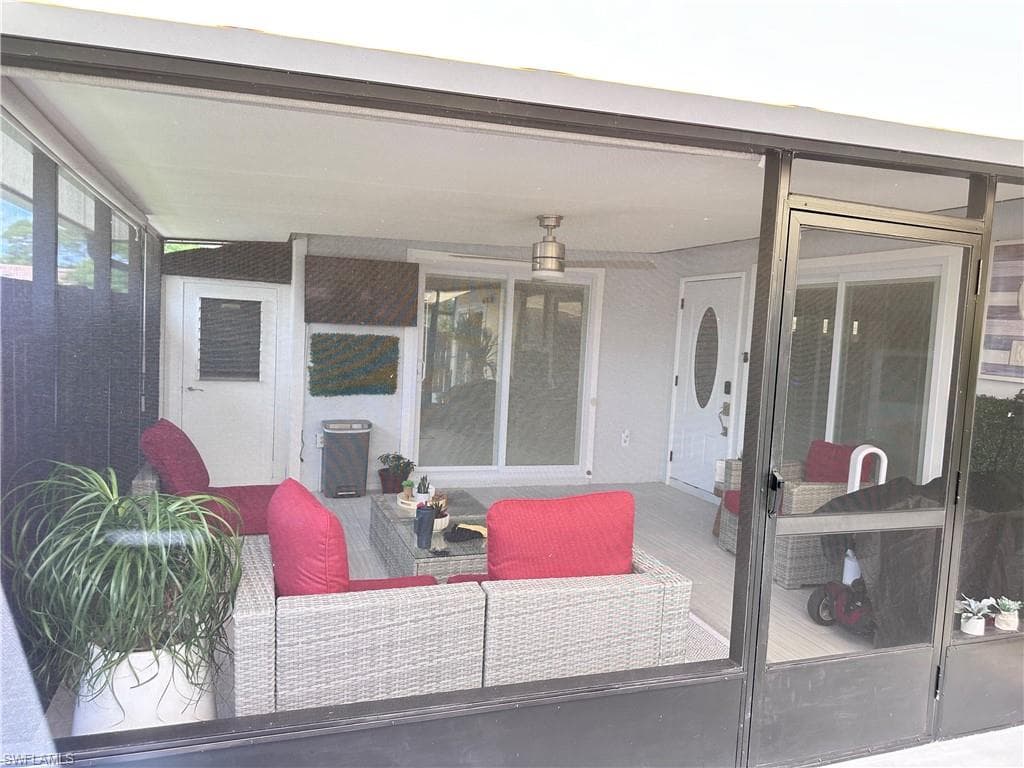 View of patio / terrace with a wooden deck