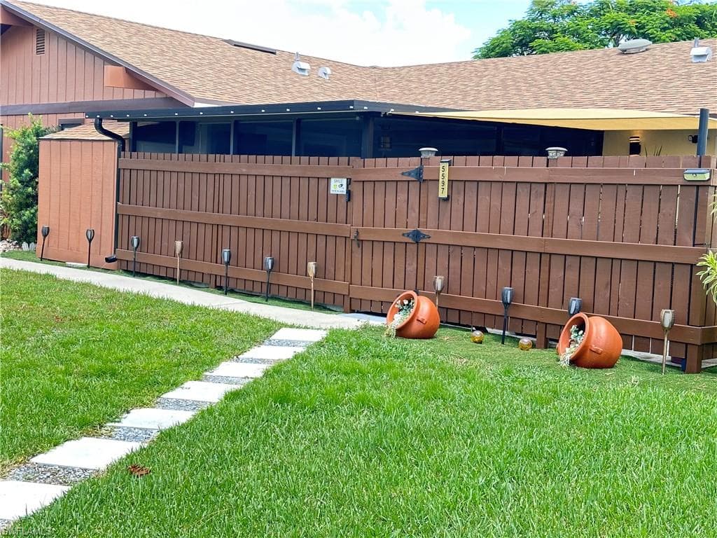 View of yard