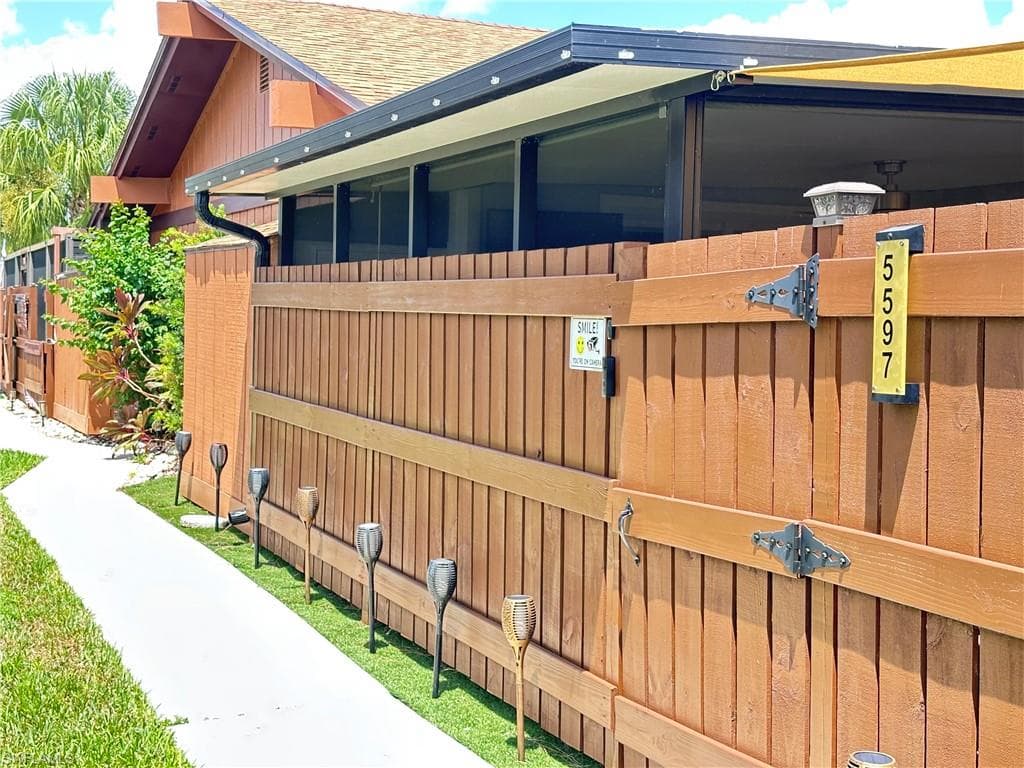 View of gate