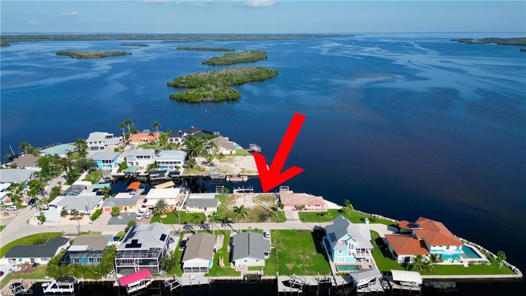 Aerial showing potential view from lot