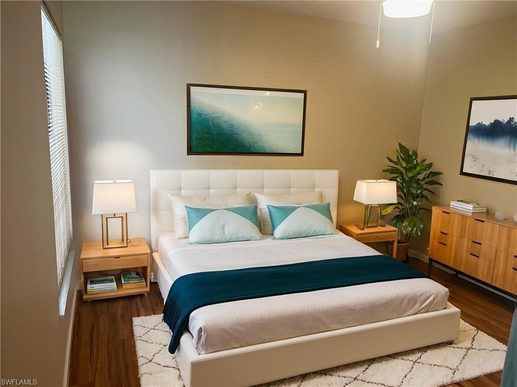 Guest Bedroom, Virtual Staged