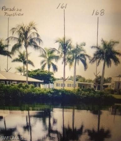 Looking from the Orange River towards the property; lot location is across the street from pavilion