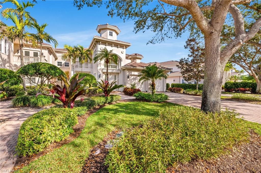 Front of condo