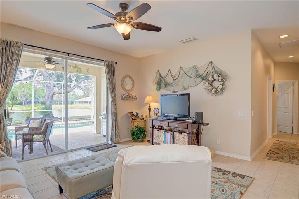 Lake view from your family room!