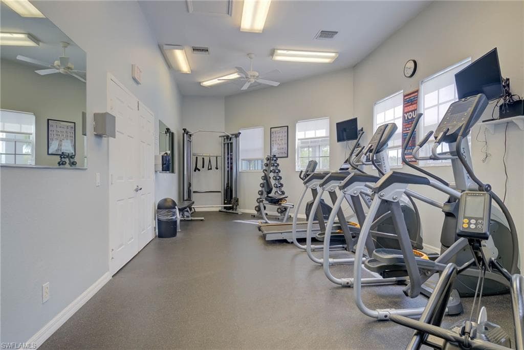 Clubhouse gym
