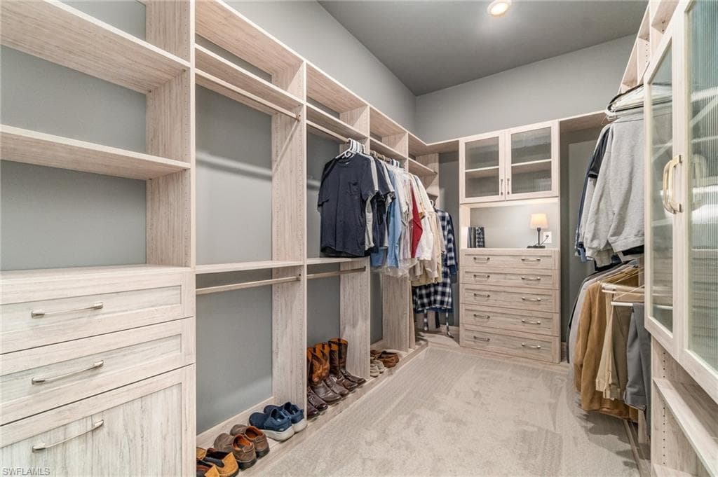 Customized Walk-In Closet - suitable for royalty!