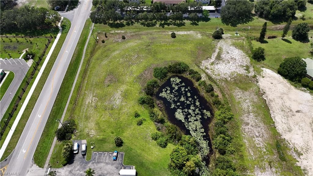 Aerial view of property's location