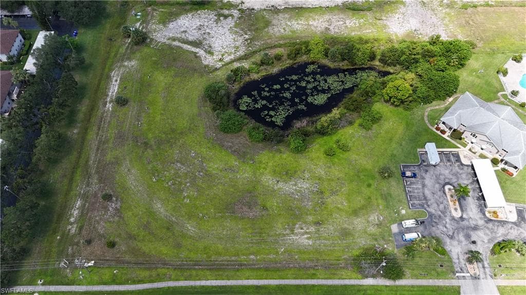 Aerial view of property's location
