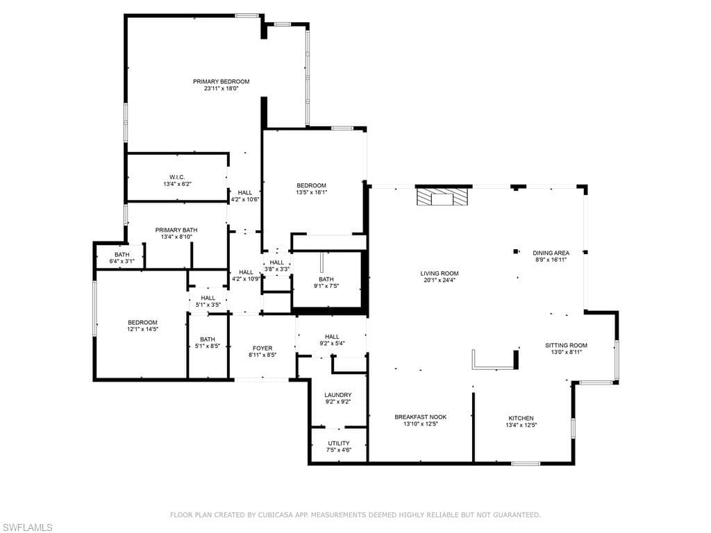 View of home floor plan with over 3,000 sq. ft.