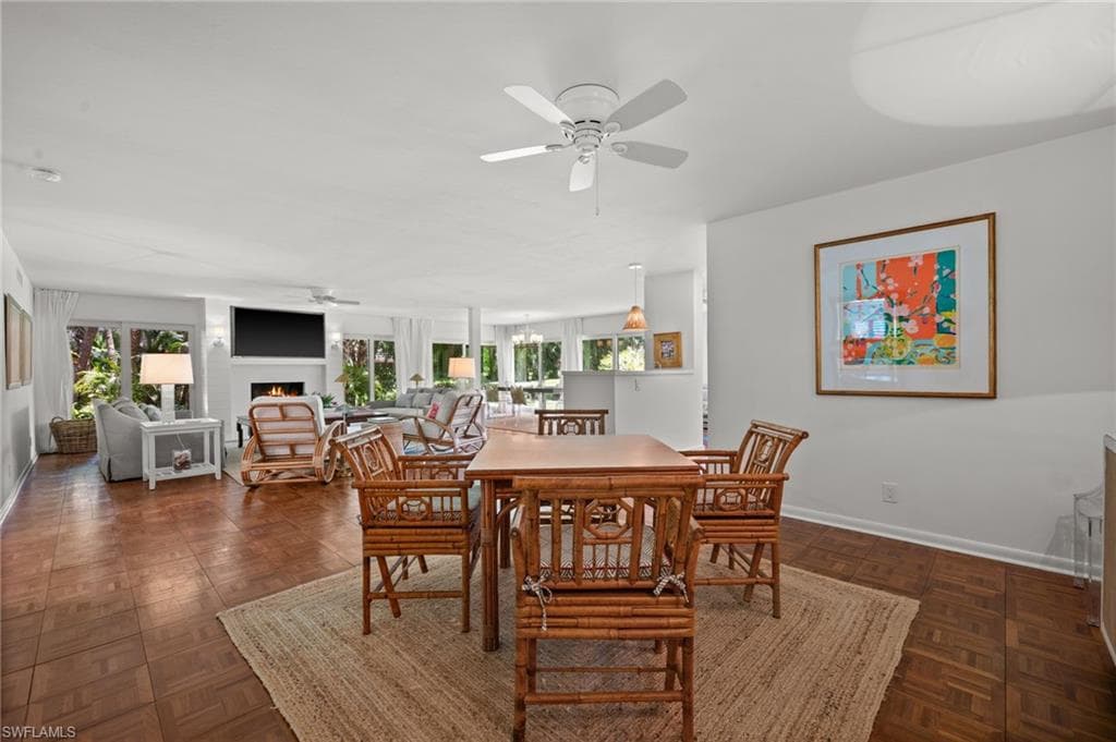 It can also be used for watching Monday Night Football and dinner for two!