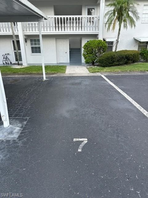 View of parking lot