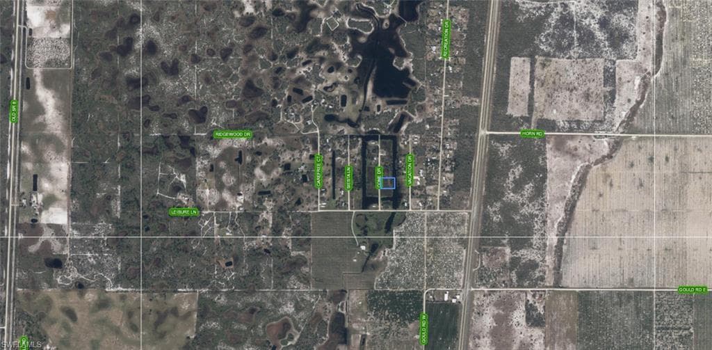 Map / location with property boundaries highlighted