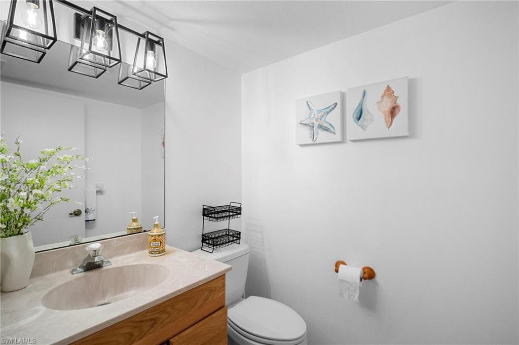 Half Bathroom off Main Living Area