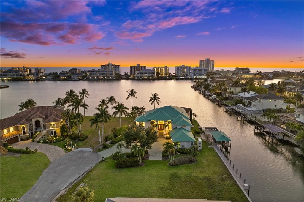 Beautiful sunset views of bay and gulf