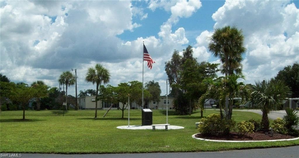 As you enter the park, stop by the memorial honoring our Veterans.