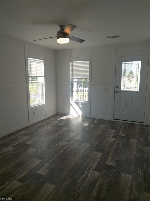 Lots of natural light in the Living Room