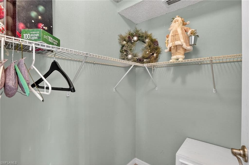 View of Guest walk in closet