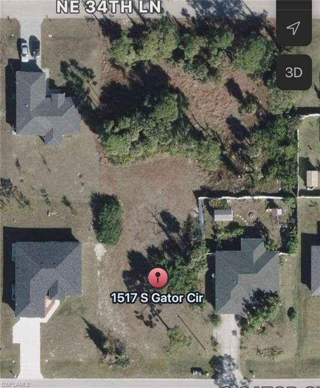 Aerial overview of property's location