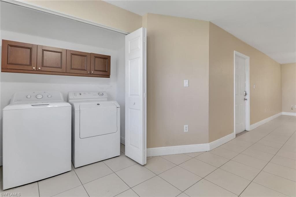 Washer and dryer.
