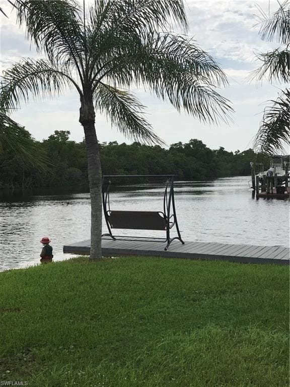 Peaceful serene water views