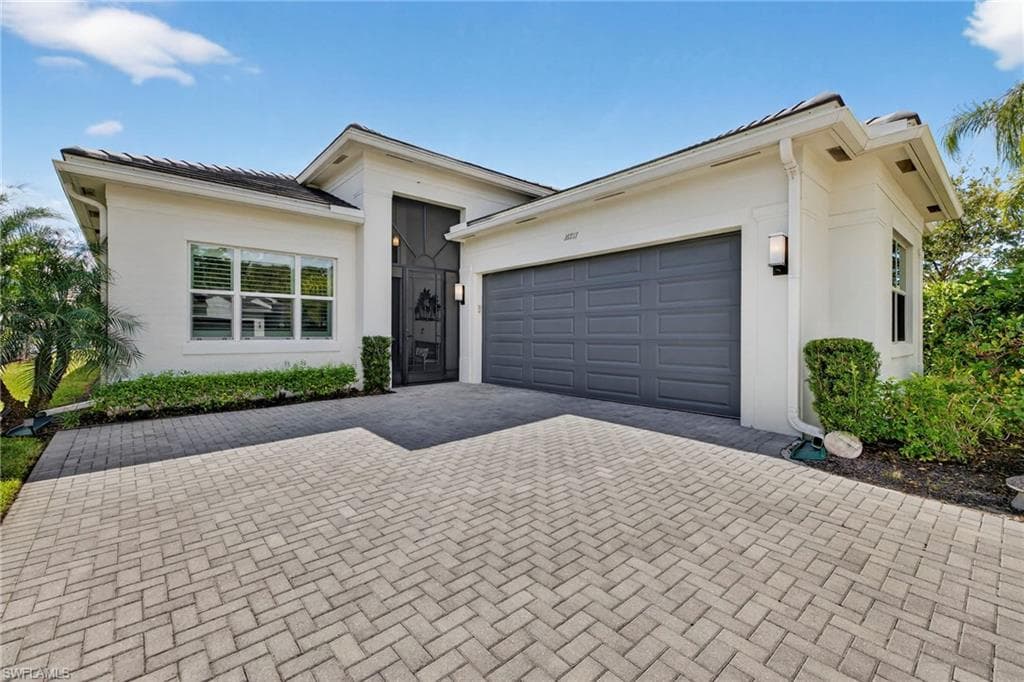 SIDE LOADING garage makes for a more elegant front of home!