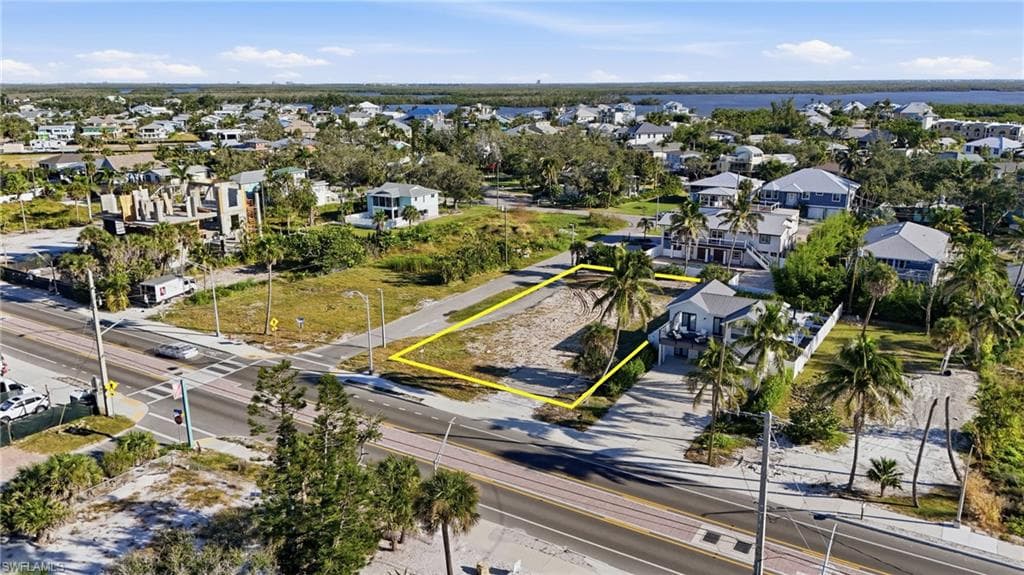 Aerial perspective of suburban area - Virtually Edited Image