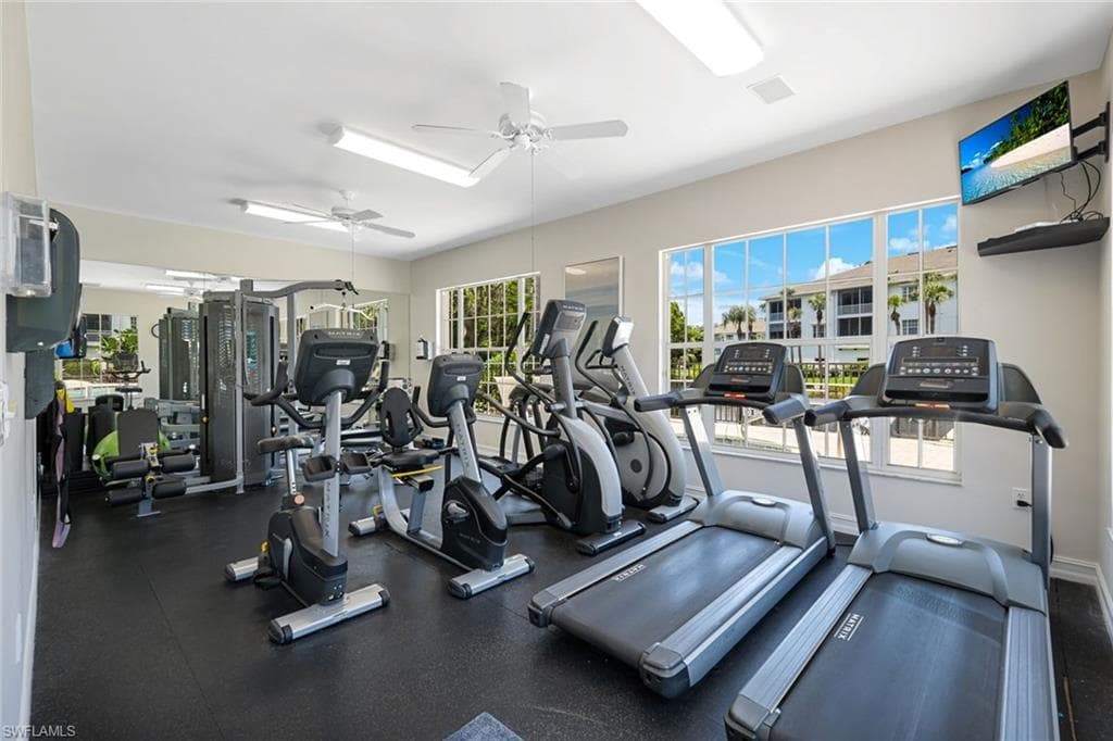 Breakwater Gym, all the amenities are in 1 area.