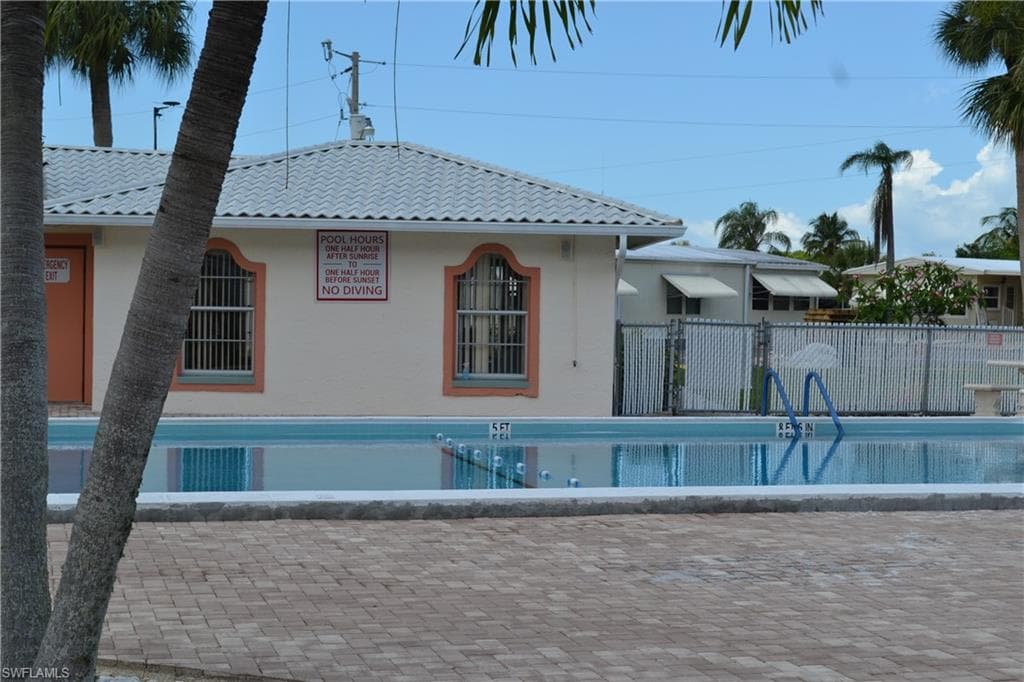 Community pool and clubhouse