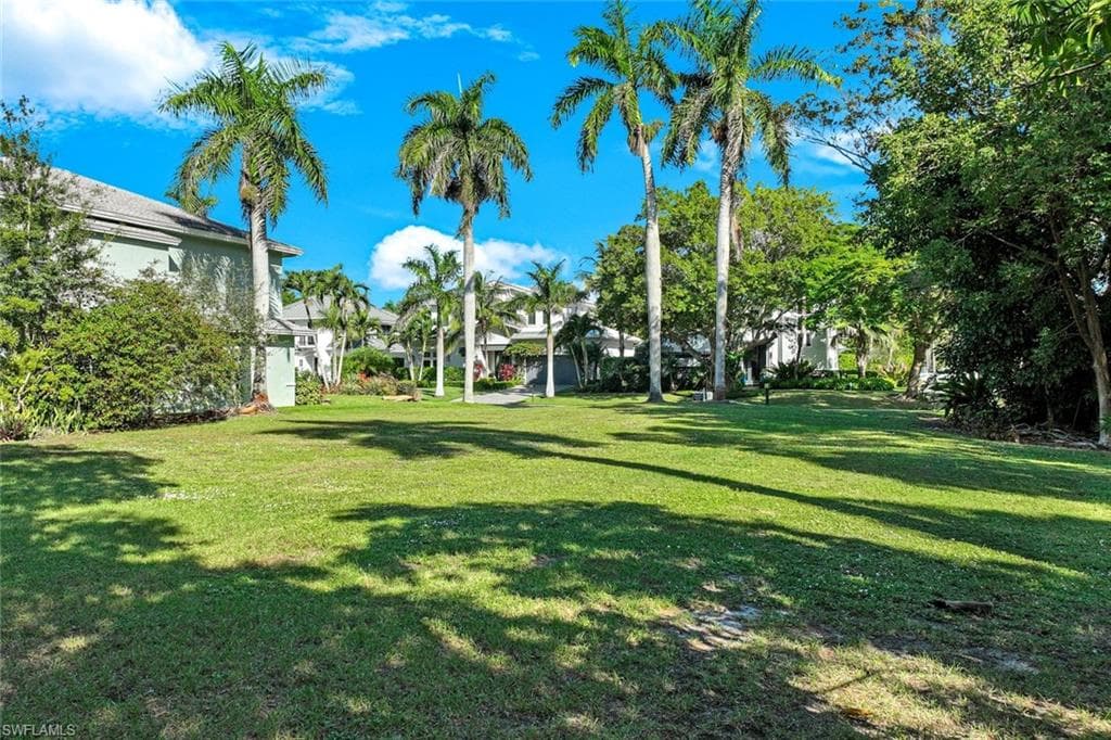 View of green lawn