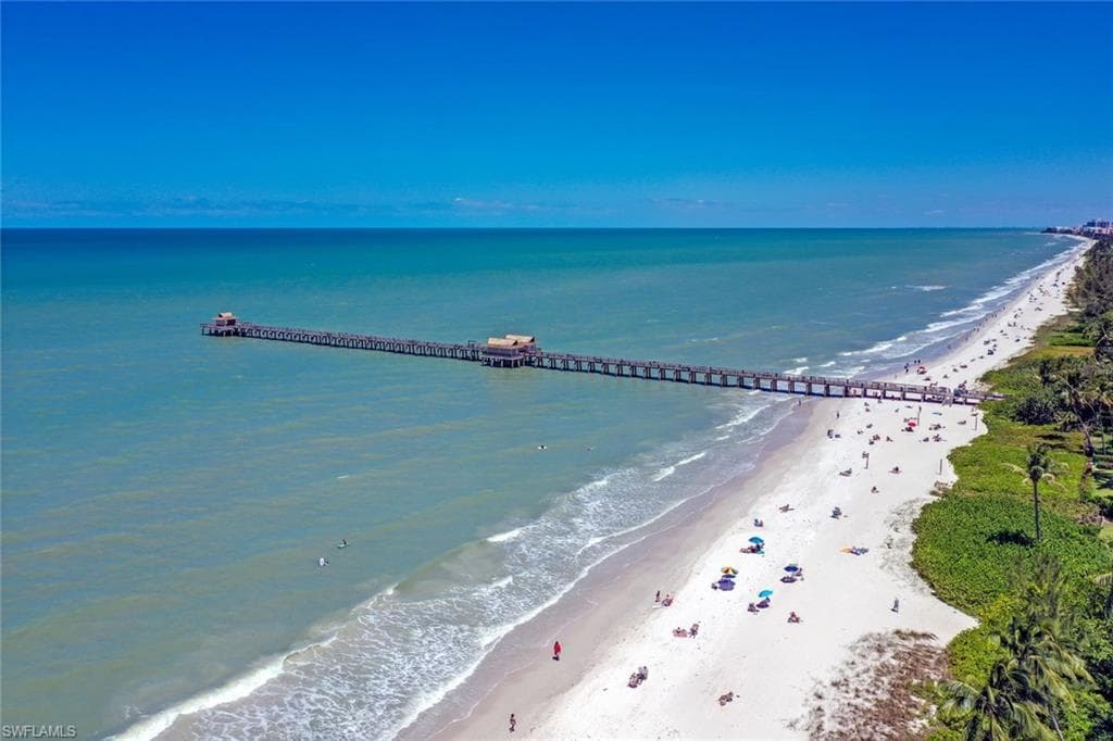 Water view with local beach