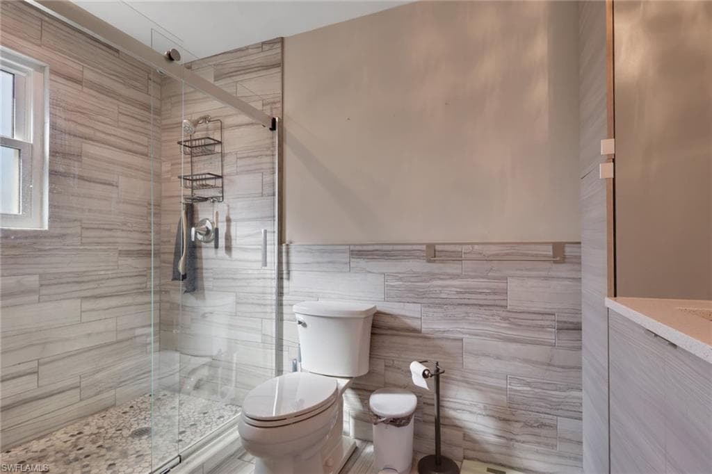Updated master bathroom