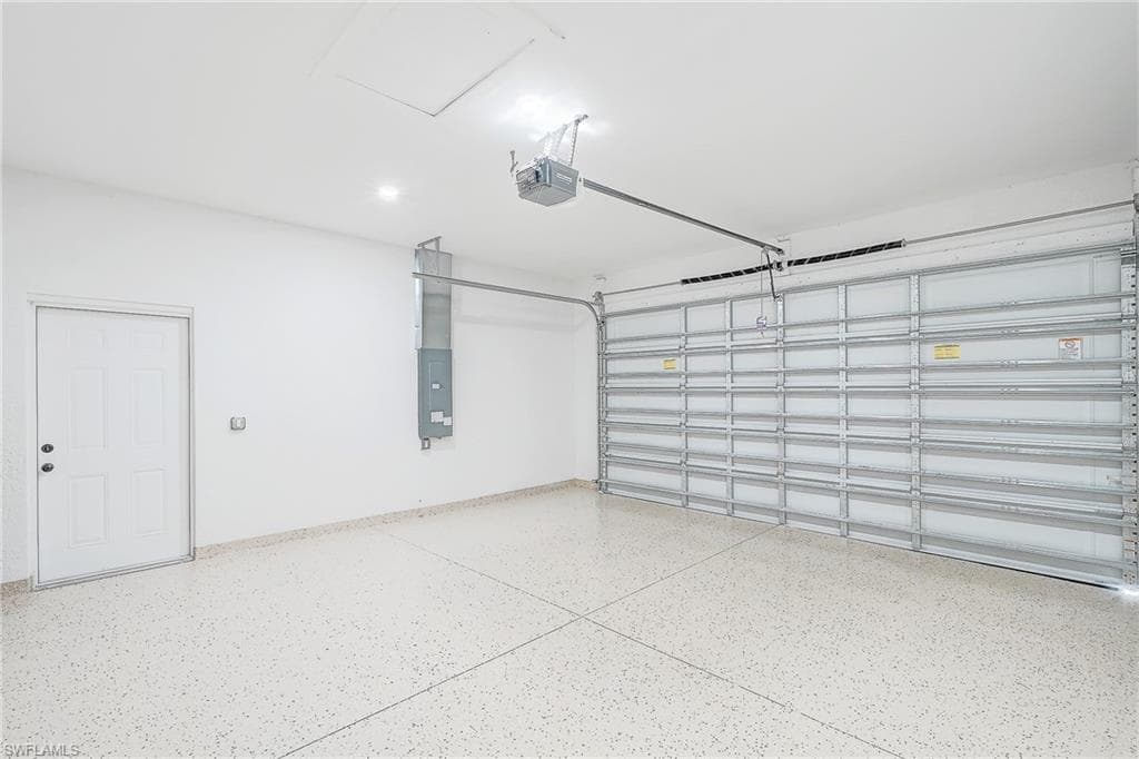Spare room with light wood-style flooring and a ceiling fan