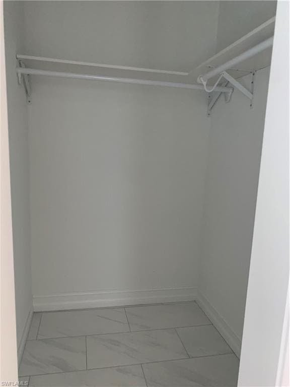 View of spacious walkin type closet