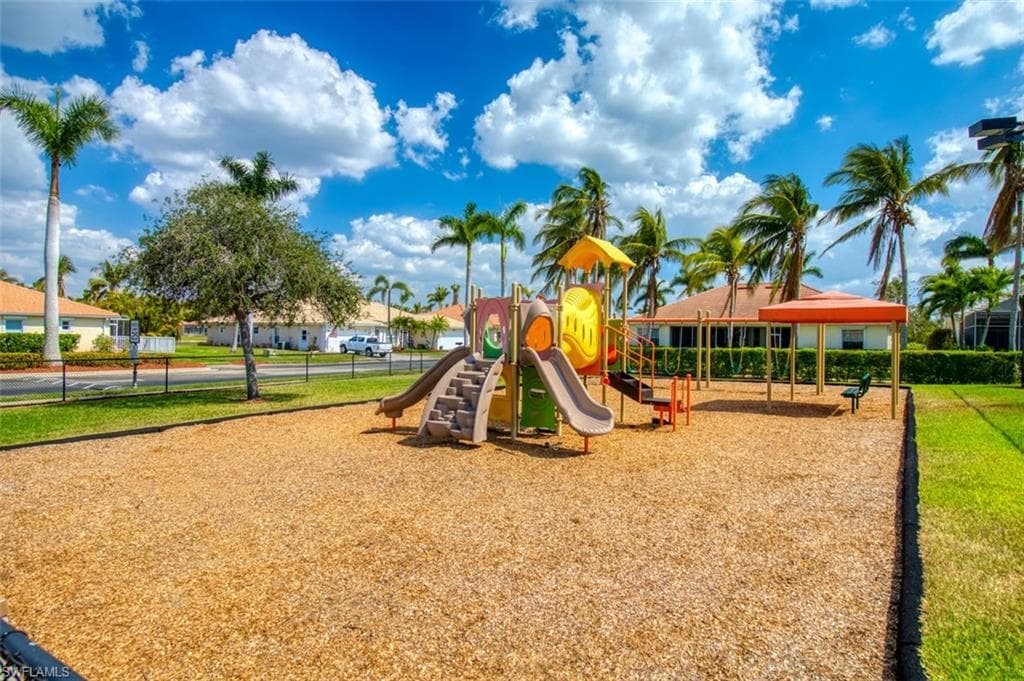 View of community playground