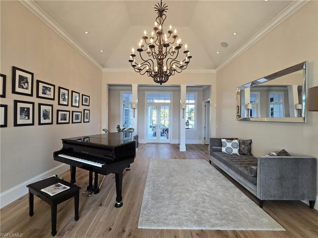 living room, entry view