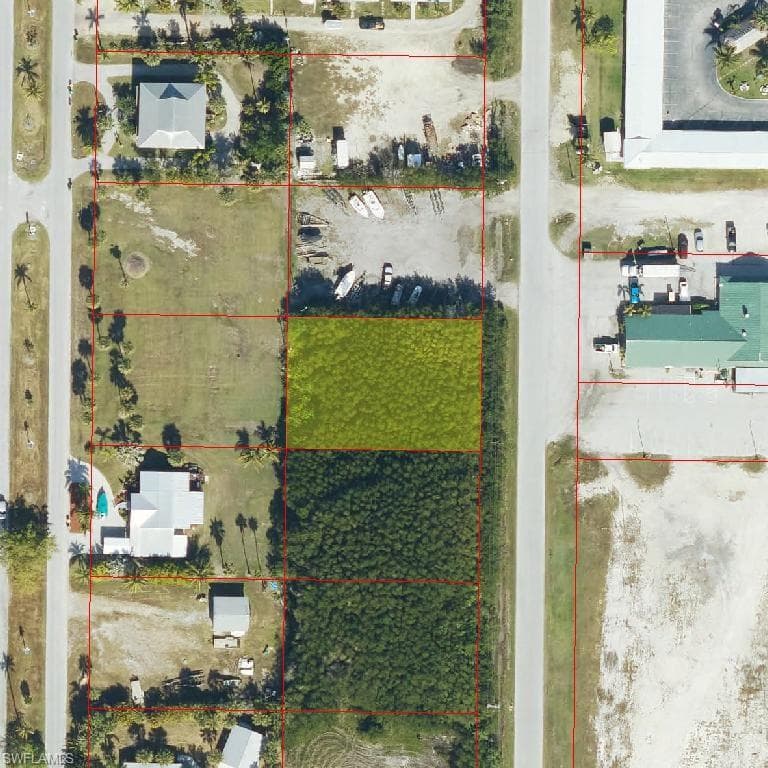 View of property location featuring property parcel outlined