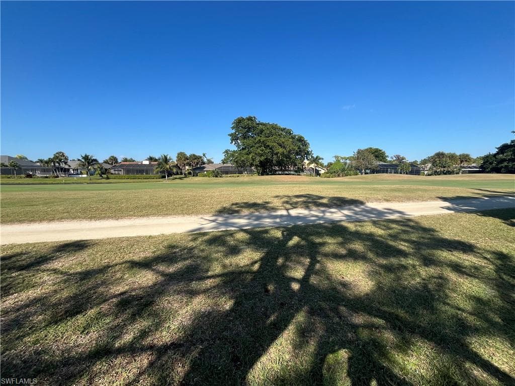 View to course