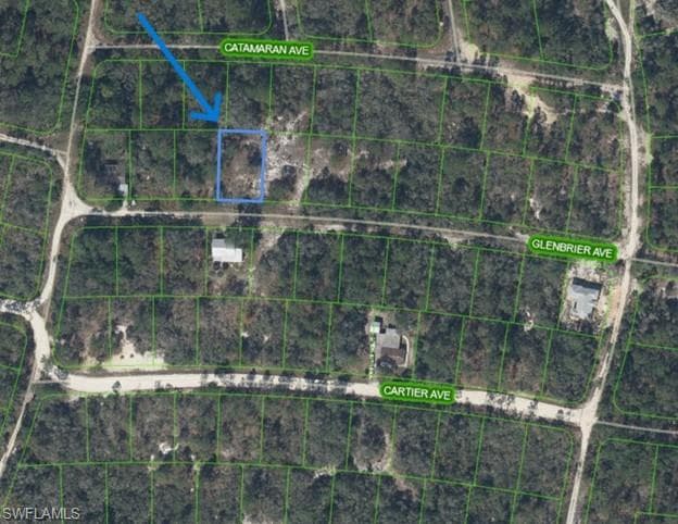 Map of property location with property boundaries highlighted