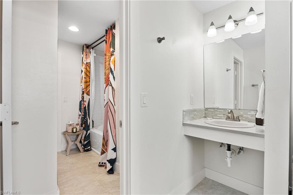 Private sink area for each bedroom