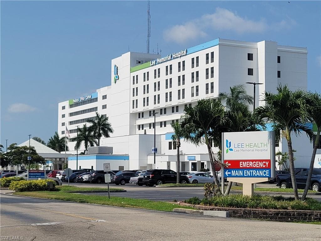 Lee Health hospital is nearby.