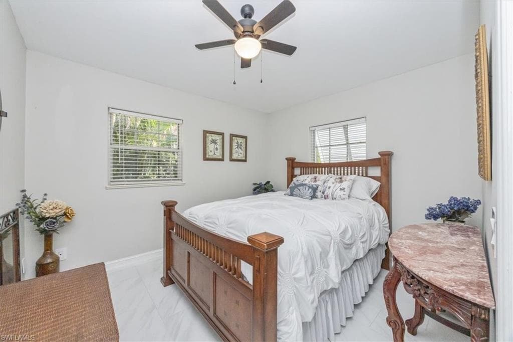 4th bedroom is downstairs. All the beds are new.