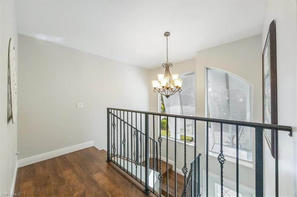 Hardwood floors throughout upstairs