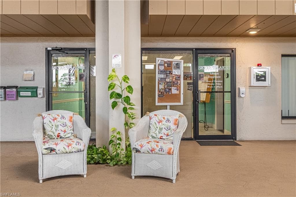 Entry to Recreation/Lifestyle Department