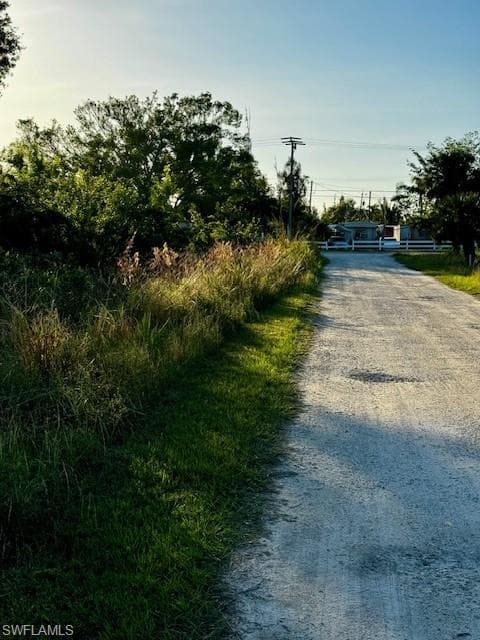 View of road