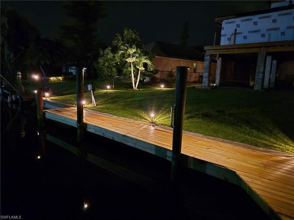 View of dock area