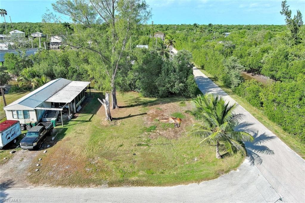 View from above of property